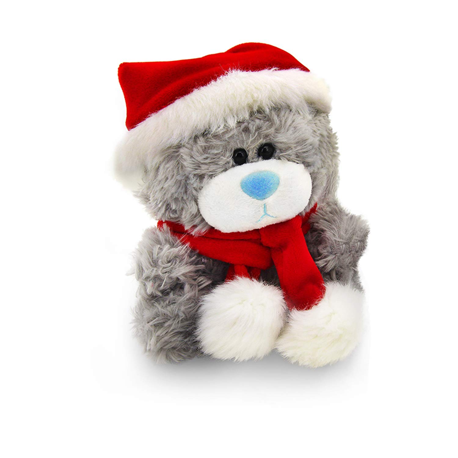 Foto 3 pulgar | Oso De Peluche Plushland, Adorable, Suave Y Peludo, Papá Noel - Venta Internacional.