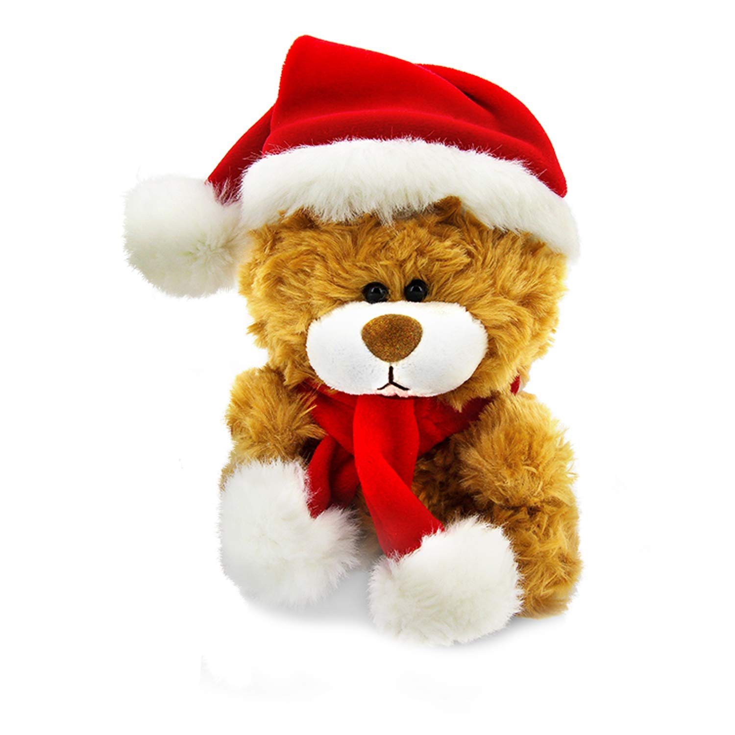 Foto 4 pulgar | Oso De Peluche Plushland, Adorable, Suave Y Peludo, Papá Noel - Venta Internacional.