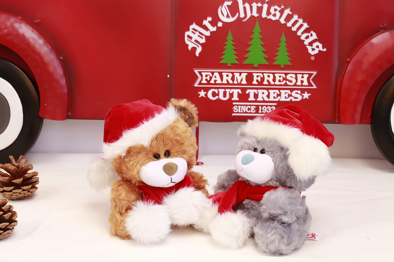 Foto 7 pulgar | Oso De Peluche Plushland, Adorable, Suave Y Peludo, Papá Noel - Venta Internacional.
