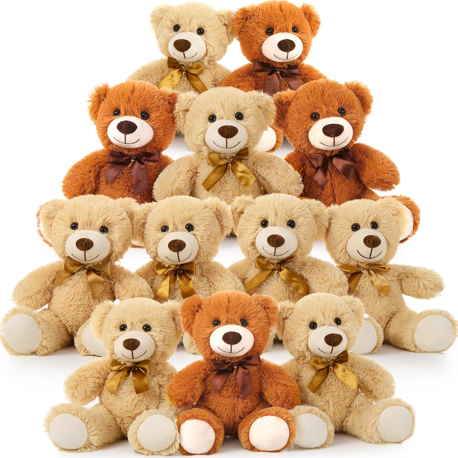 Foto 2 pulgar | Oso De Peluche Tezituor De 14 Pulgadas A Granel, 12 Paquetes Para Niños - Venta Internacional.