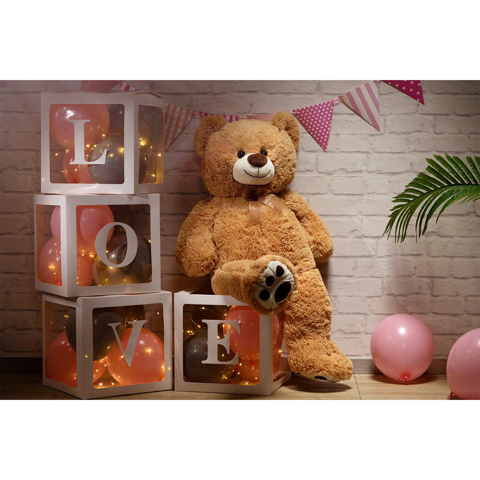 Foto 3 pulgar | Oso De Peluche Gigante De Peluche Hollyhome De 90 Cm Con Huellas - Venta Internacional.