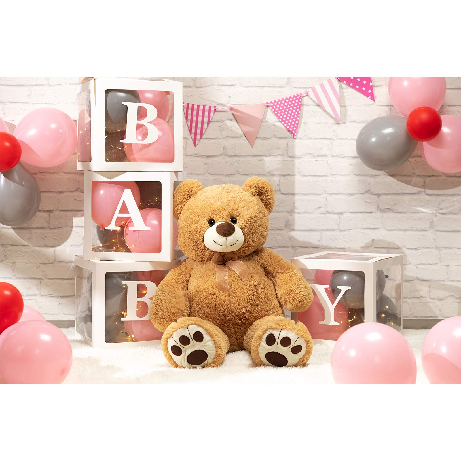 Foto 4 pulgar | Oso De Peluche Gigante De Peluche Hollyhome De 90 Cm Con Huellas - Venta Internacional.