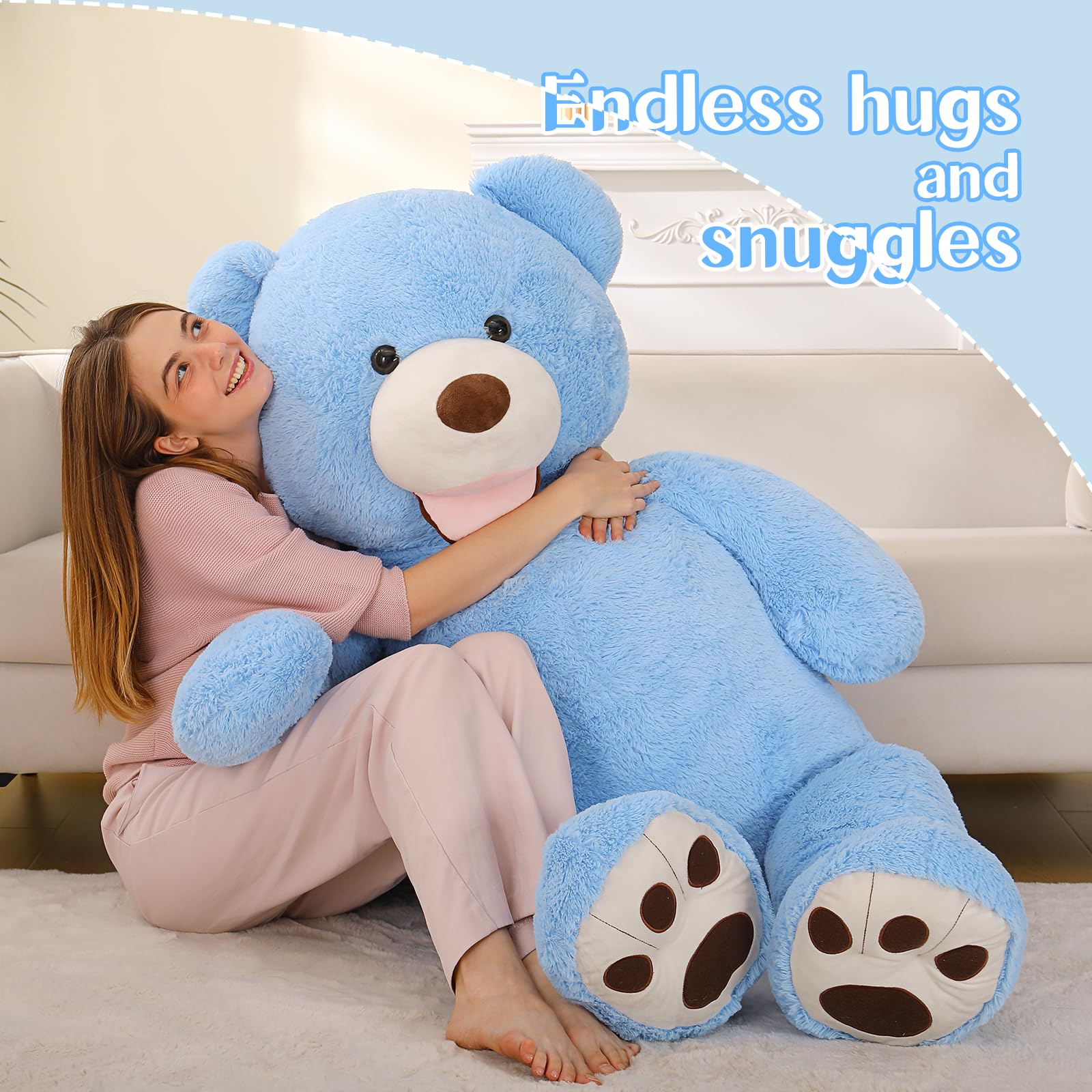 Foto 3 pulgar | Peluche Gigante Maogolan De Peluche, 150 Cm, Regalo De San Valentín - Venta Internacional.