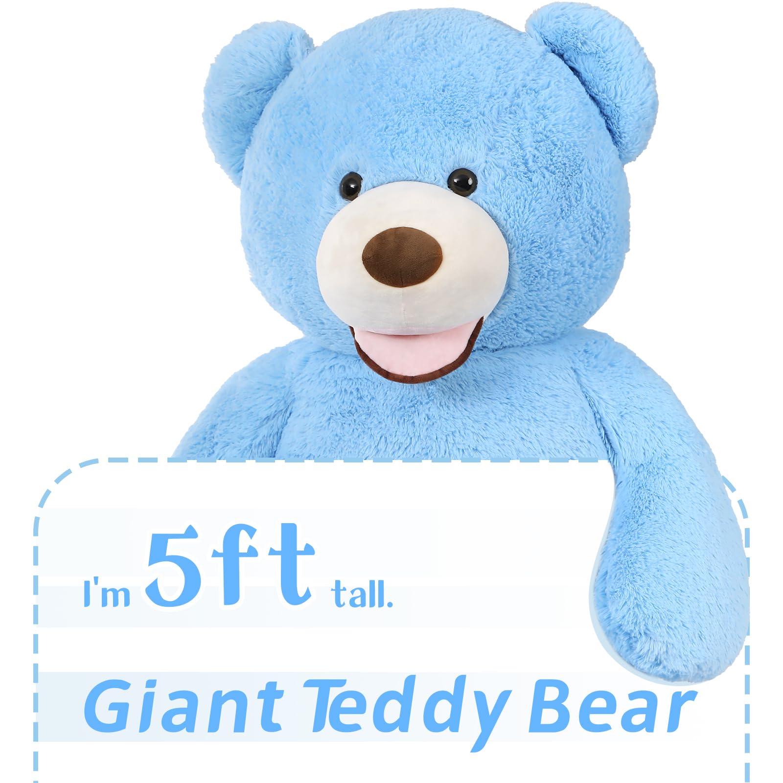 Foto 8 pulgar | Peluche Gigante Maogolan De Peluche, 150 Cm, Regalo De San Valentín - Venta Internacional.