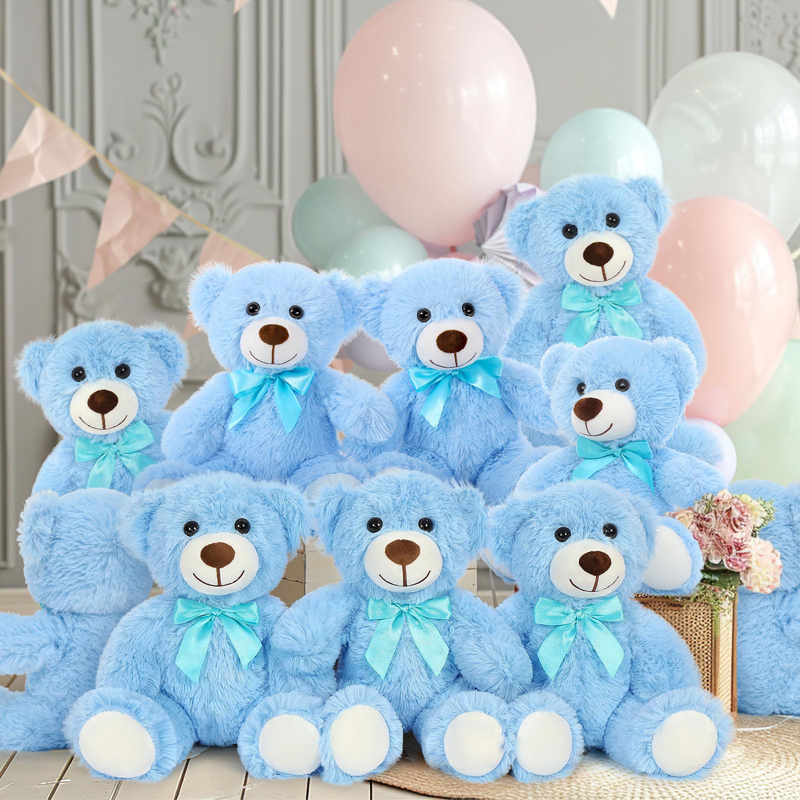 Foto 3 pulgar | Baby Shower Con Forma De Oso De Peluche Maogolan, Paquete De 10 - Venta Internacional.