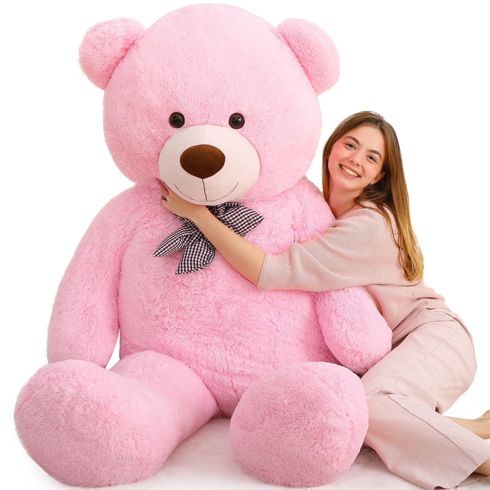 Foto 3 pulgar | Peluche Gigante Mao Golan De 180 Cm, Diseño De Oso De Peluche, Color Rosa - Venta Internacional.