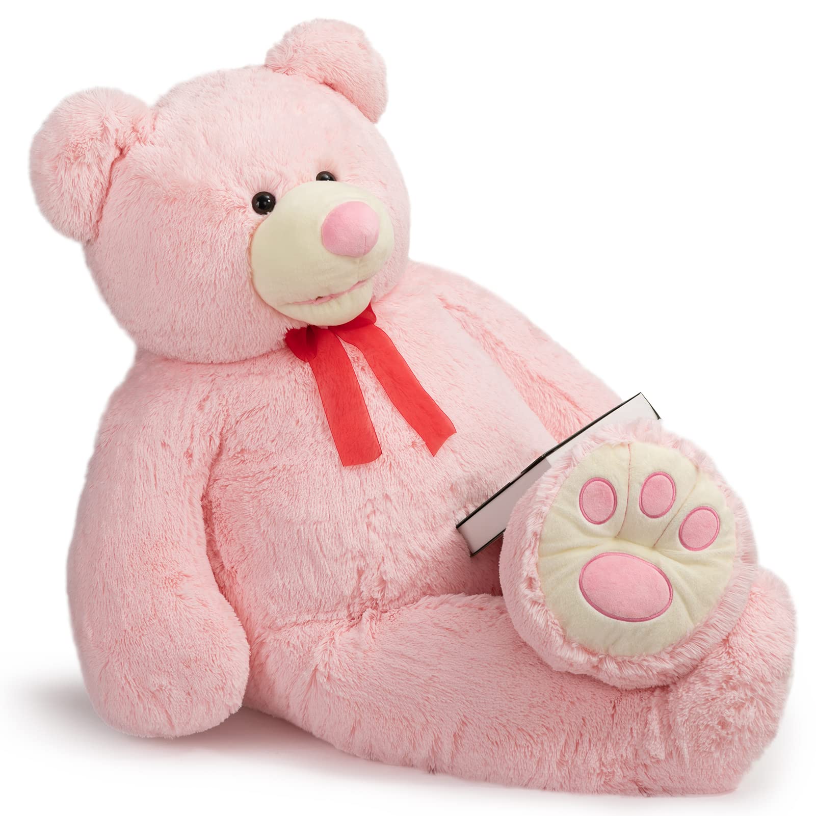 Foto 6 pulgar | Peluche Gigante De Peluche Teddy Bear Hollyhome, 150 Cm, Rosa - Venta Internacional.