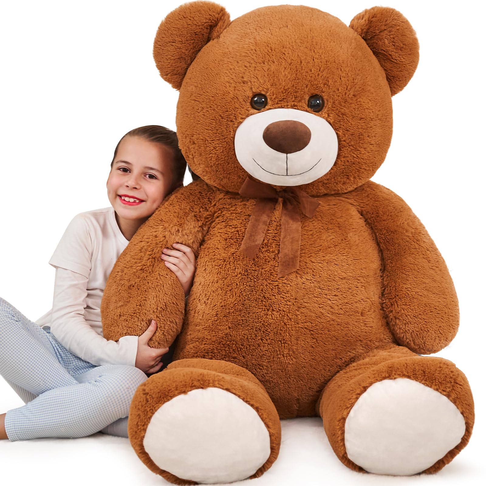 Foto 2 pulgar | Peluche Gigante Tezituor, 130 Cm, Color Marrón - Venta Internacional.