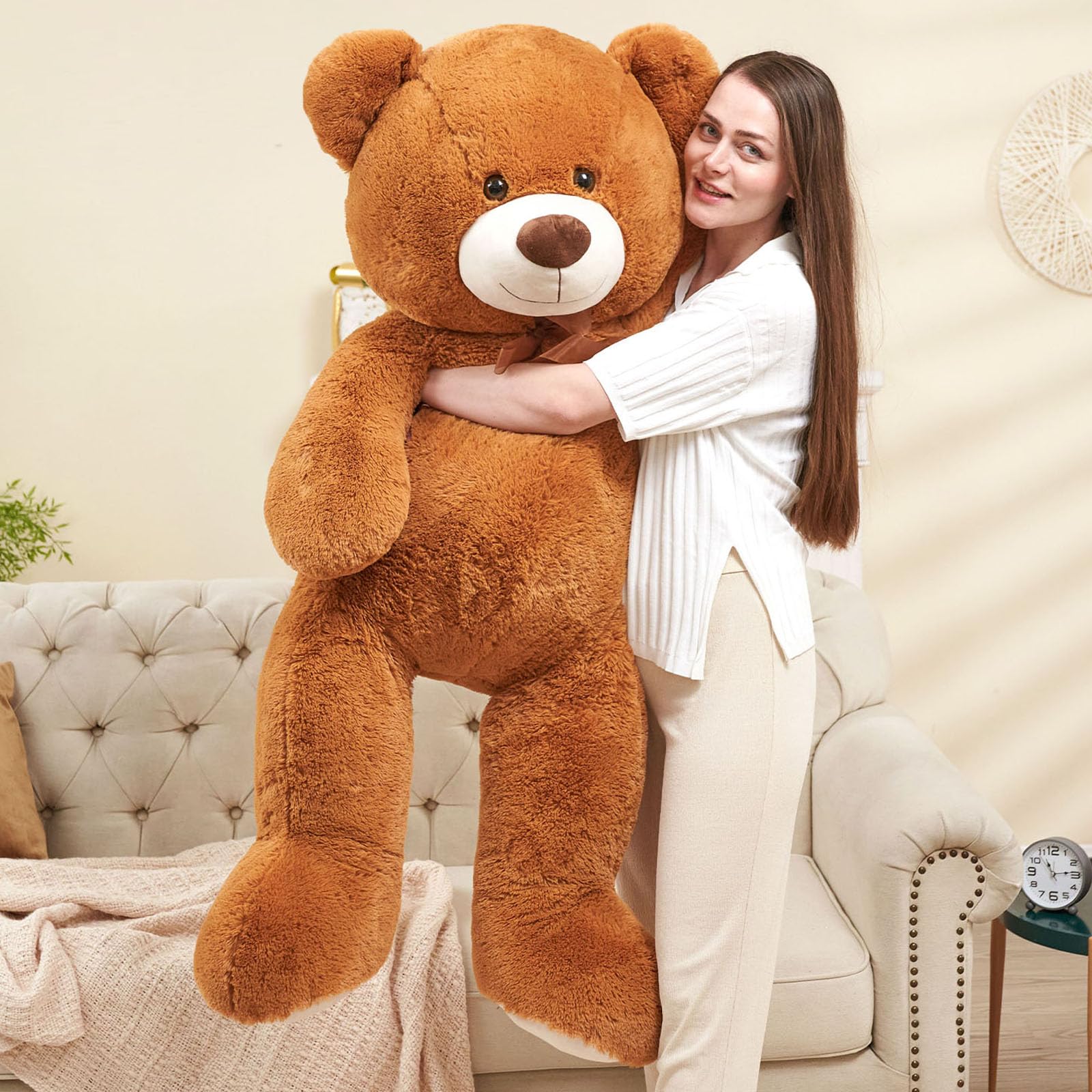 Foto 5 pulgar | Peluche Gigante Tezituor, 130 Cm, Color Marrón - Venta Internacional.