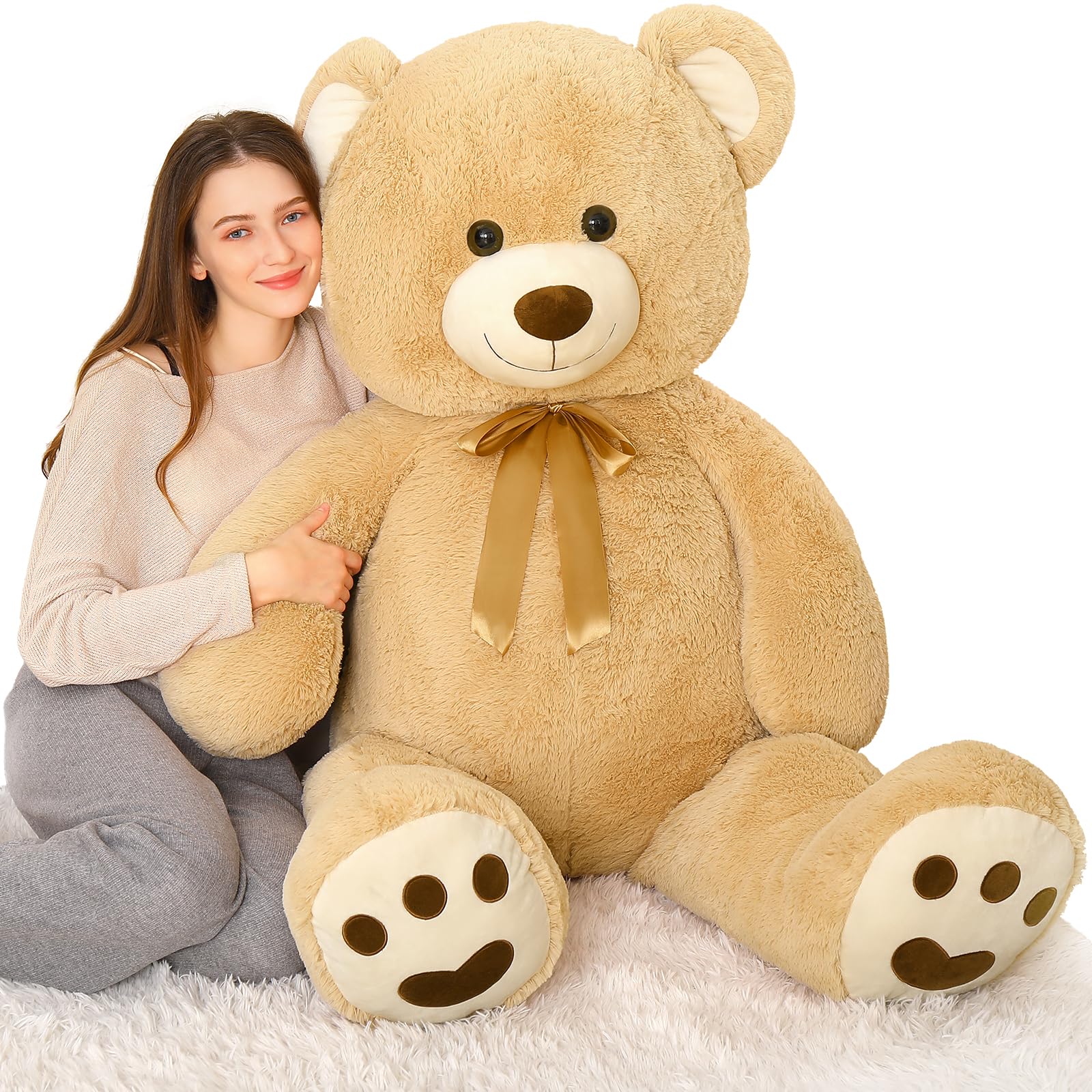 Foto 2 pulgar | Oso De Peluche Gigante Morismos De 150 Cm Con Huellas - Venta Internacional.