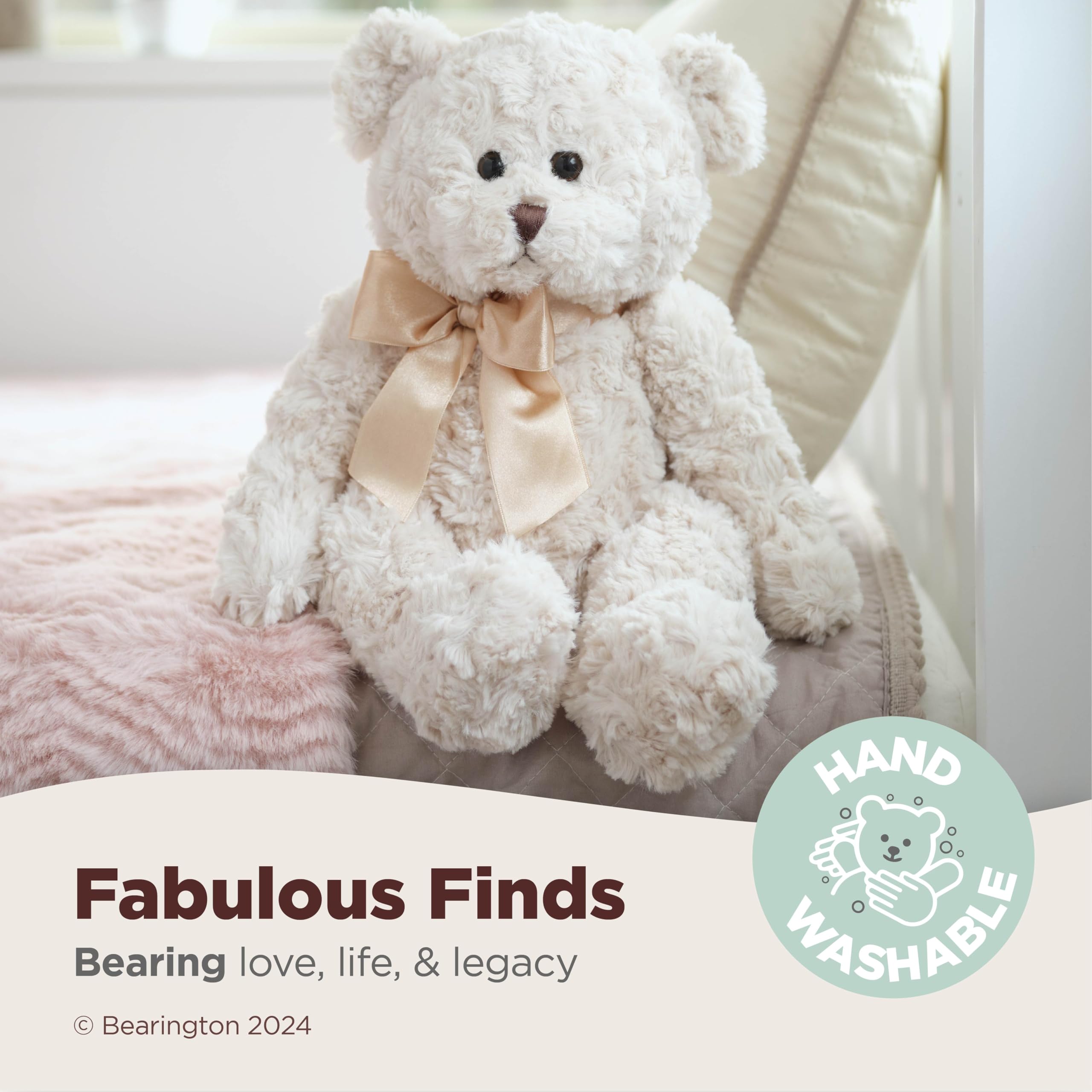 Foto 3 | Peluche Con Forma De Oso Bearington, Color Blanco Cremoso, 40 Cm - Venta Internacional.