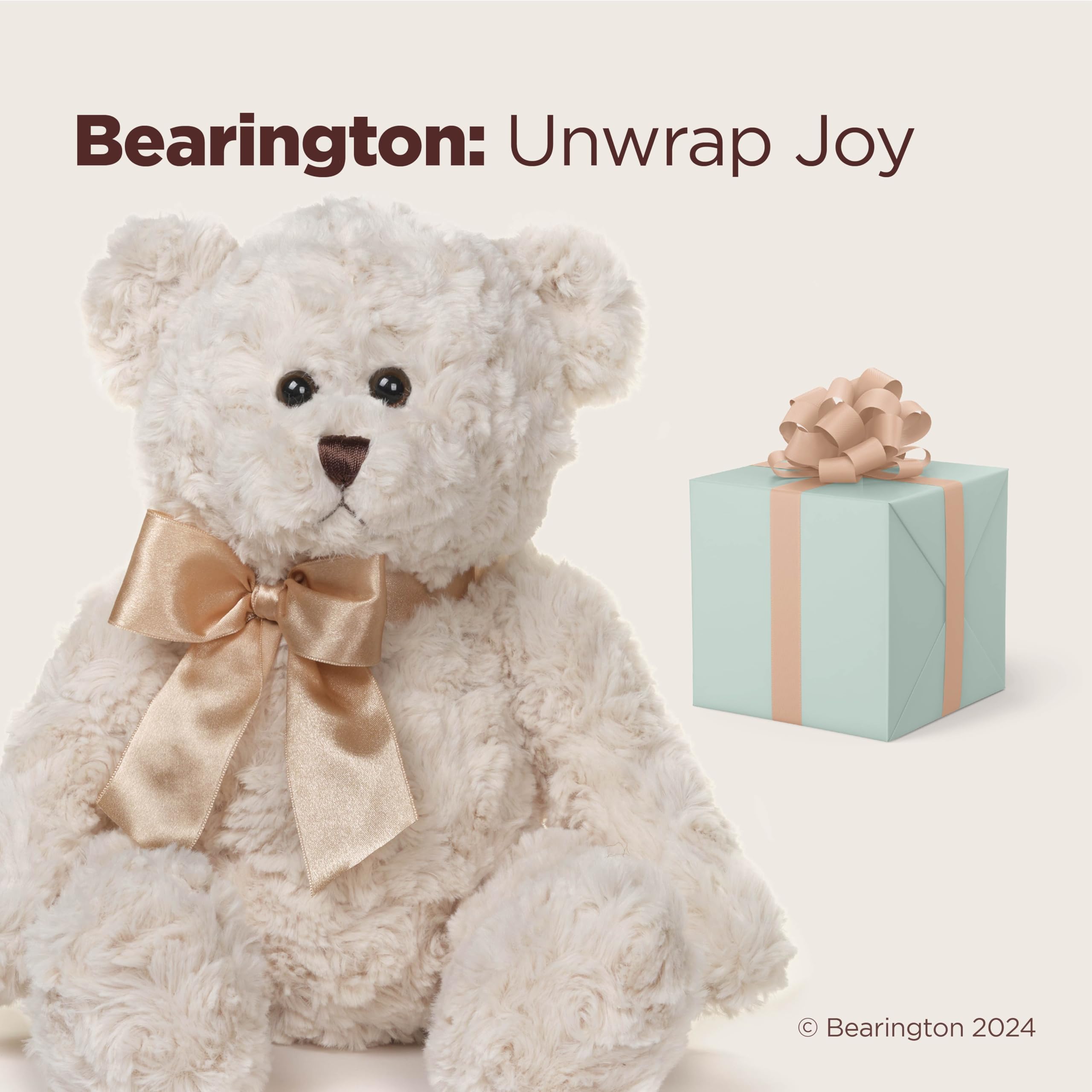 Foto 6 pulgar | Peluche Con Forma De Oso Bearington, Color Blanco Cremoso, 40 Cm - Venta Internacional.