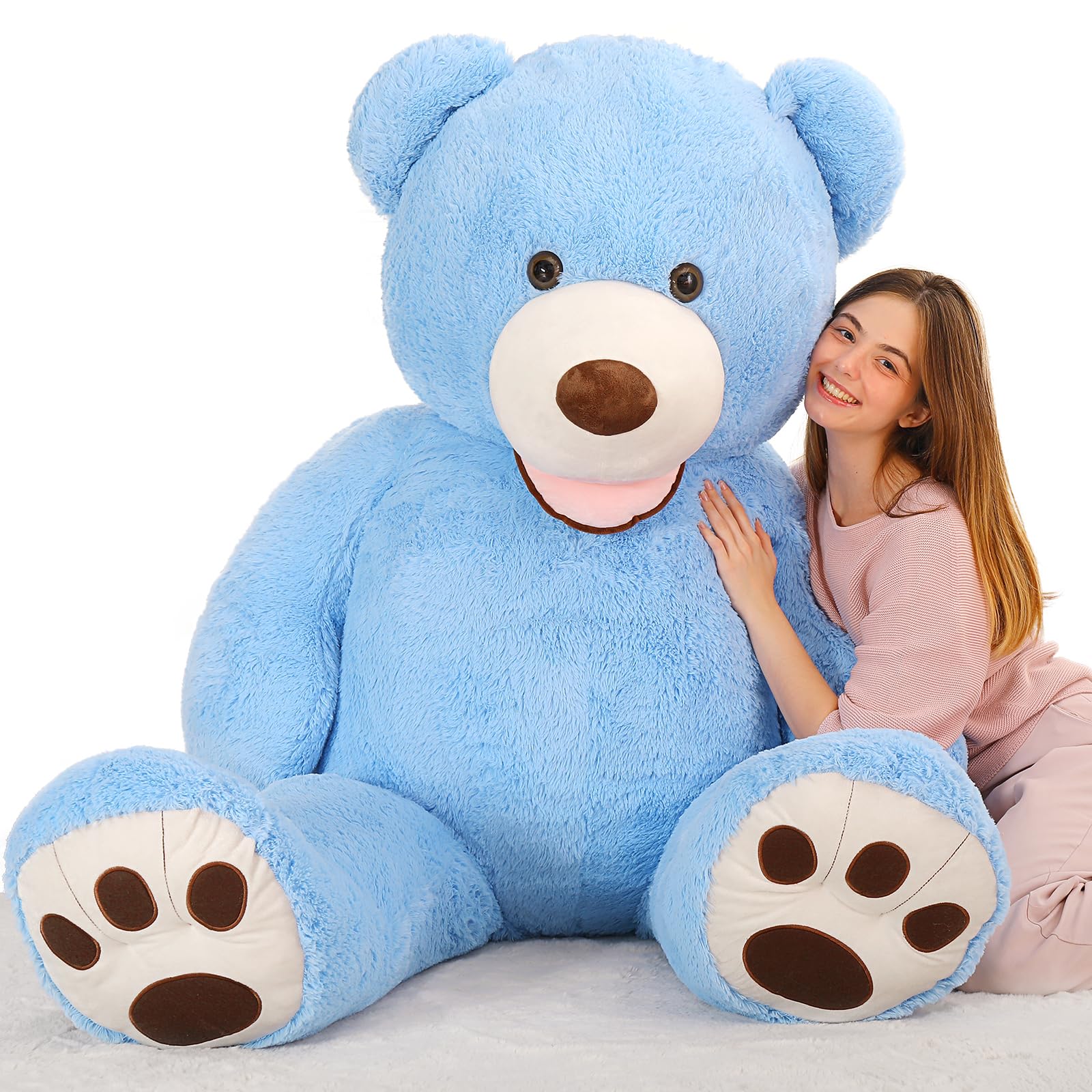 Foto 2 pulgar | Peluche Gigante Maogolan De Peluche, 180 Cm, Azul, Regalo De San Valentín - Venta Internacional.