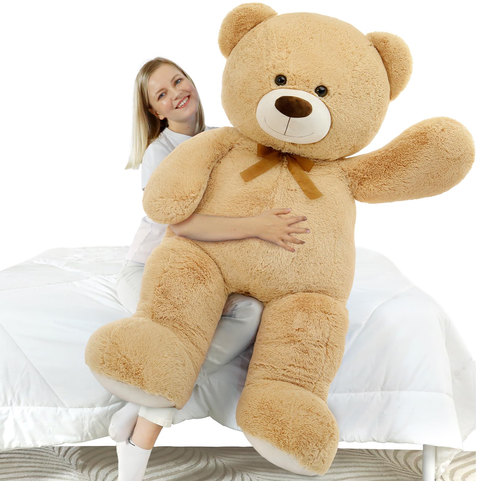 Foto 2 pulgar | Oso De Peluche Morismos Giant De Peluche Marrón De 130 Cm - Venta Internacional.
