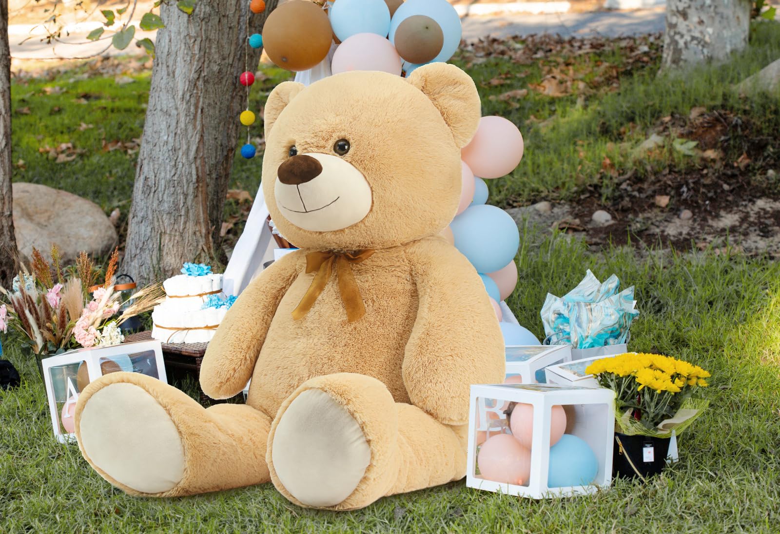 Foto 3 pulgar | Oso De Peluche Morismos Giant De Peluche Marrón De 130 Cm - Venta Internacional.