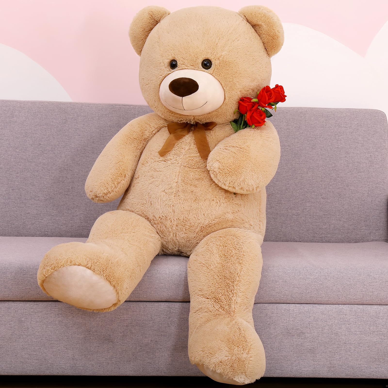 Foto 4 pulgar | Oso De Peluche Morismos Giant De Peluche Marrón De 130 Cm - Venta Internacional.
