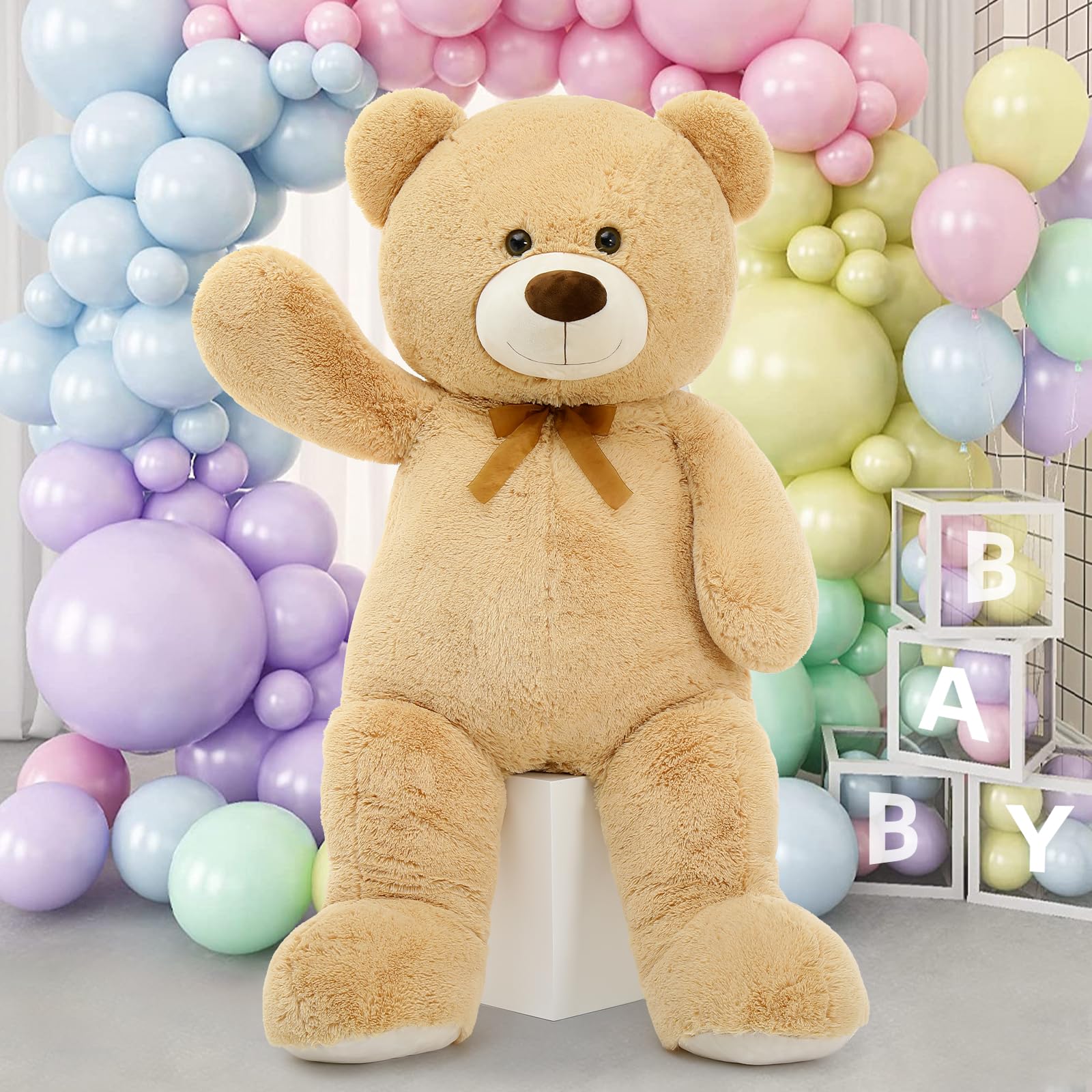 Foto 5 | Oso De Peluche Morismos Giant De Peluche Marrón De 130 Cm - Venta Internacional.
