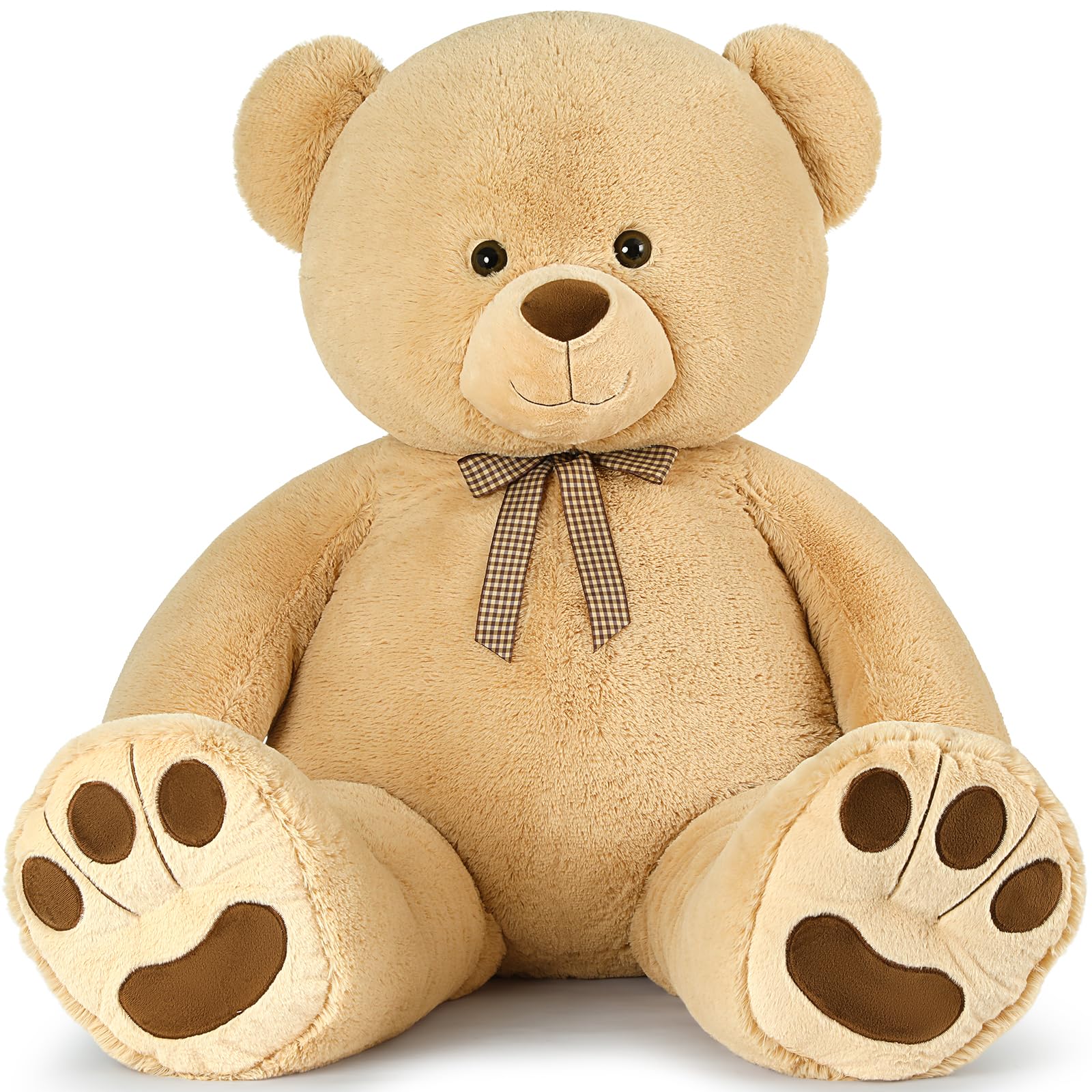 Peluche Mao Golan, Oso De Peluche Gigante, 110 Cm, Color Marrón Claro - Venta Internacional.