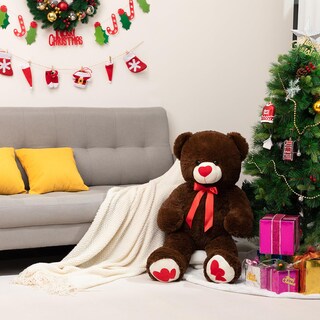 Foto 5 | Peluche Con Forma De Oso De Peluche Hollyhome, 90 Cm, Con Corazón Rojo - Venta Internacional.