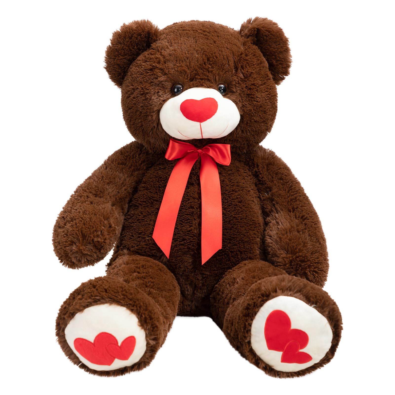 Foto 7 pulgar | Peluche Con Forma De Oso De Peluche Hollyhome, 90 Cm, Con Corazón Rojo - Venta Internacional.