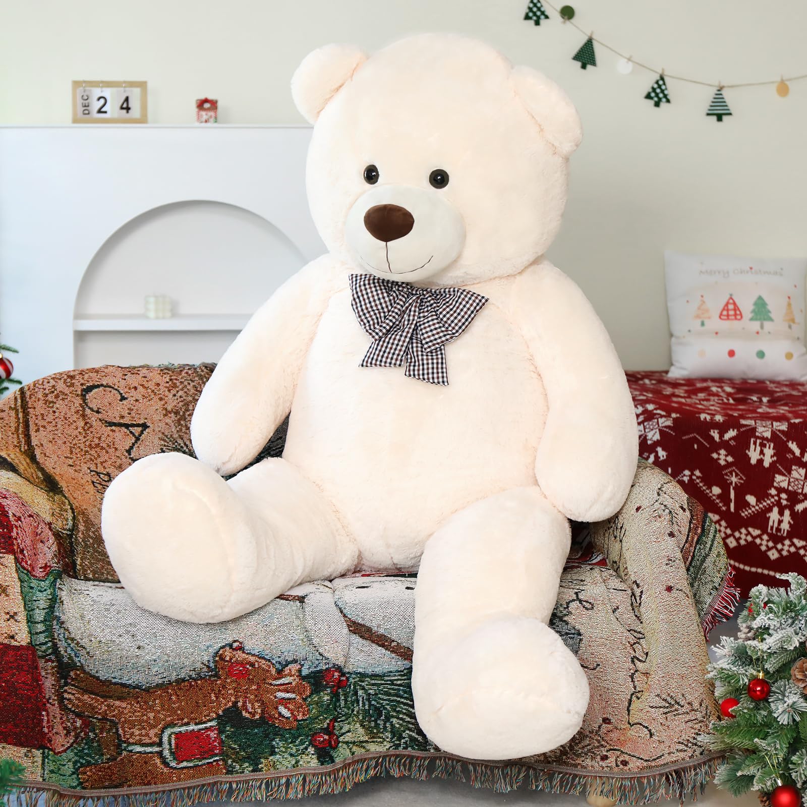 Foto 7 | Peluche Mao Golan, Oso De Peluche Gigante Blanco, 150 Cm - Venta Internacional.