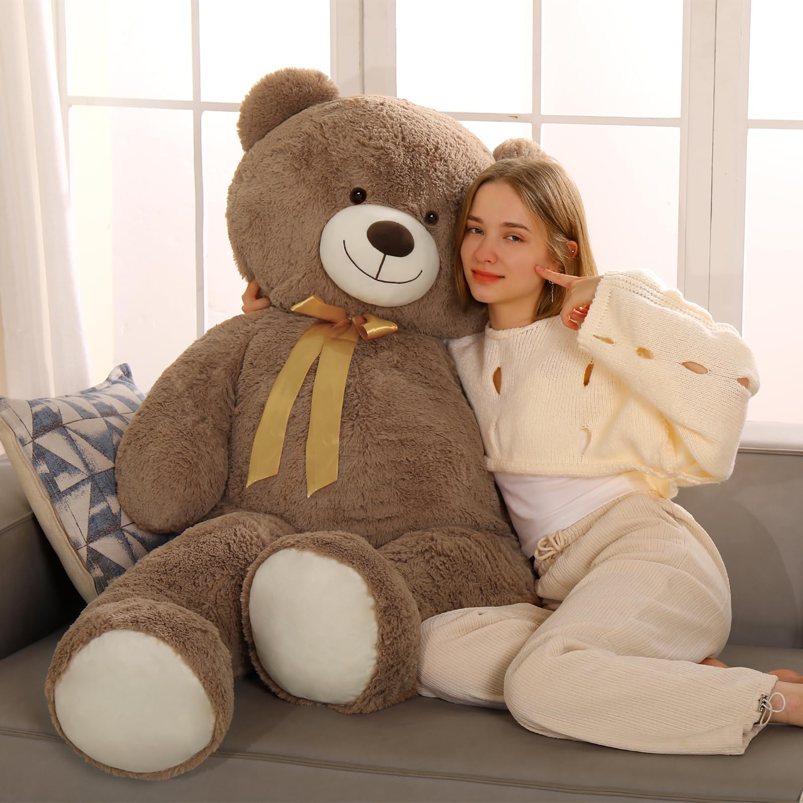 Foto 5 pulgar | Peluche Teddy Bear Tezituor, Tamaño Grande, 150 Cm, Para Novia - Venta Internacional.
