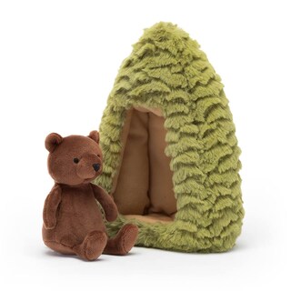 Foto 2 | Oso De Peluche Jellycat Forest Fauna Bear De 19 Cm - Venta Internacional.