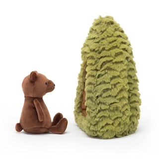 Foto 3 | Oso De Peluche Jellycat Forest Fauna Bear De 19 Cm - Venta Internacional.