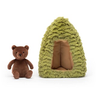 Foto 4 | Oso De Peluche Jellycat Forest Fauna Bear De 19 Cm - Venta Internacional.