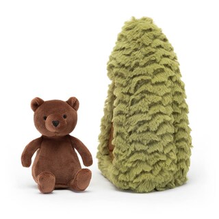Foto 6 | Oso De Peluche Jellycat Forest Fauna Bear De 19 Cm - Venta Internacional.
