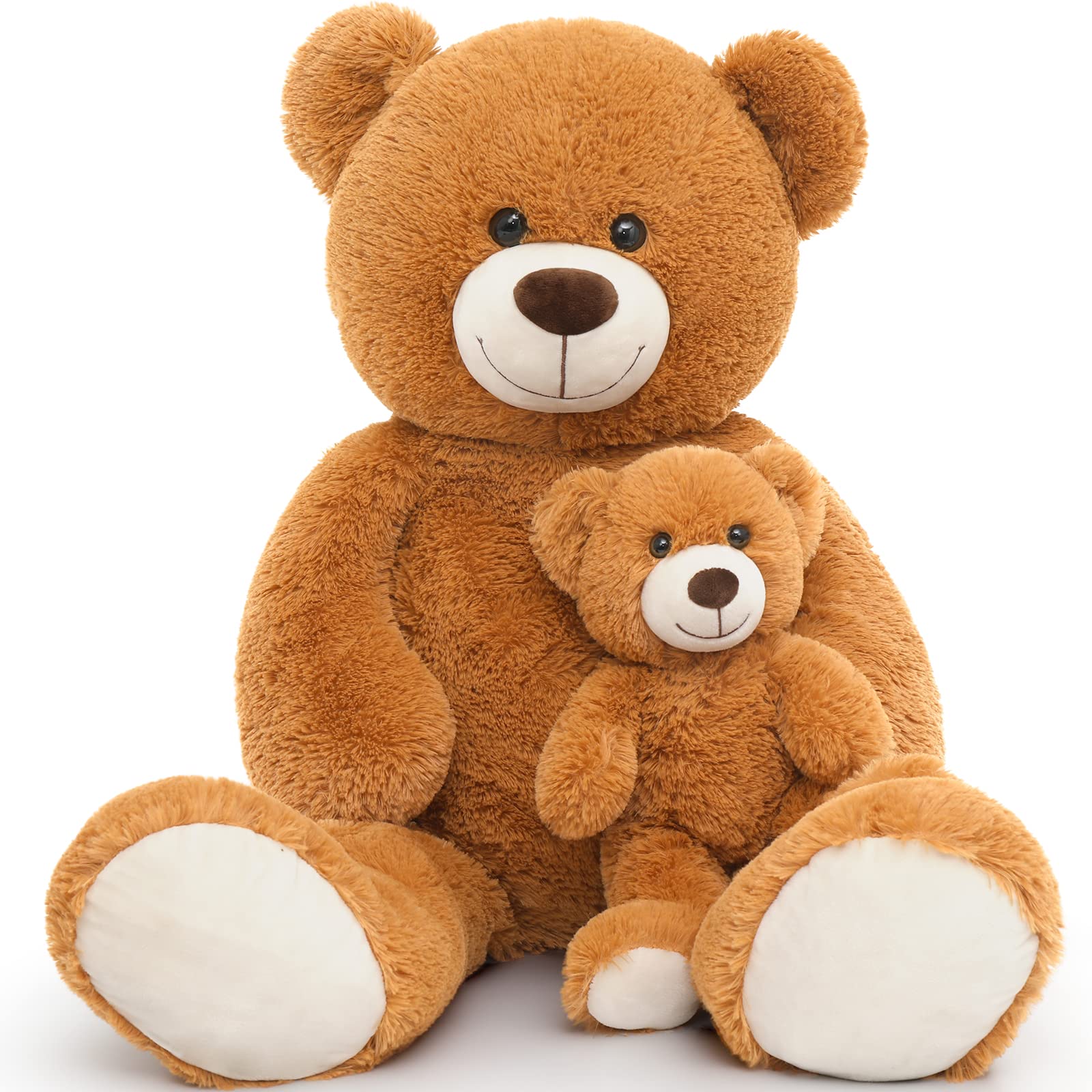 Oso De Peluche Gigante Tezituor De 100 Cm Con Color Marrón Bebé - Venta Internacional.