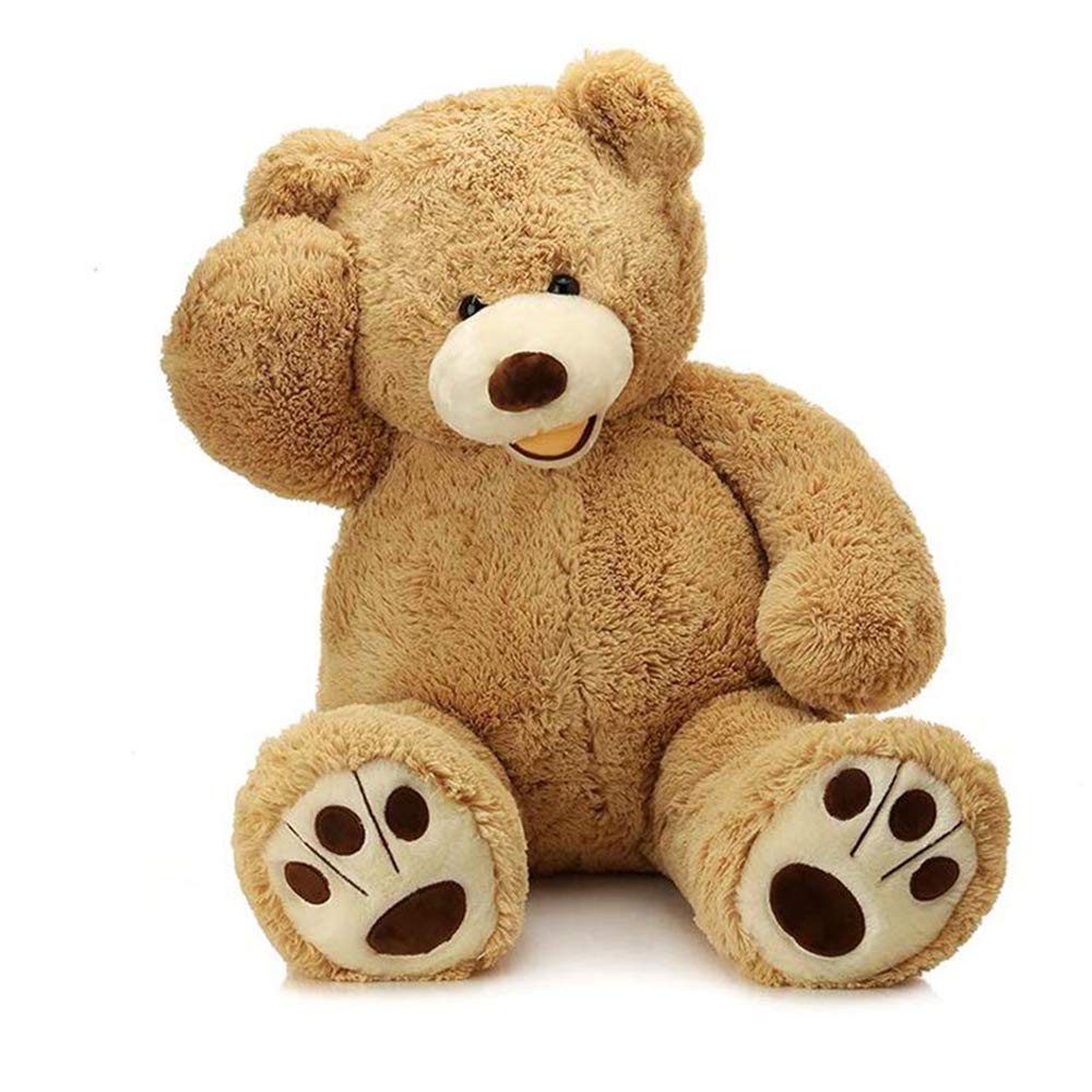 Foto 2 pulgar | Peluche Morismos, Oso De Peluche Gigante, Color Marrón Claro, 100 Cm - Venta Internacional.