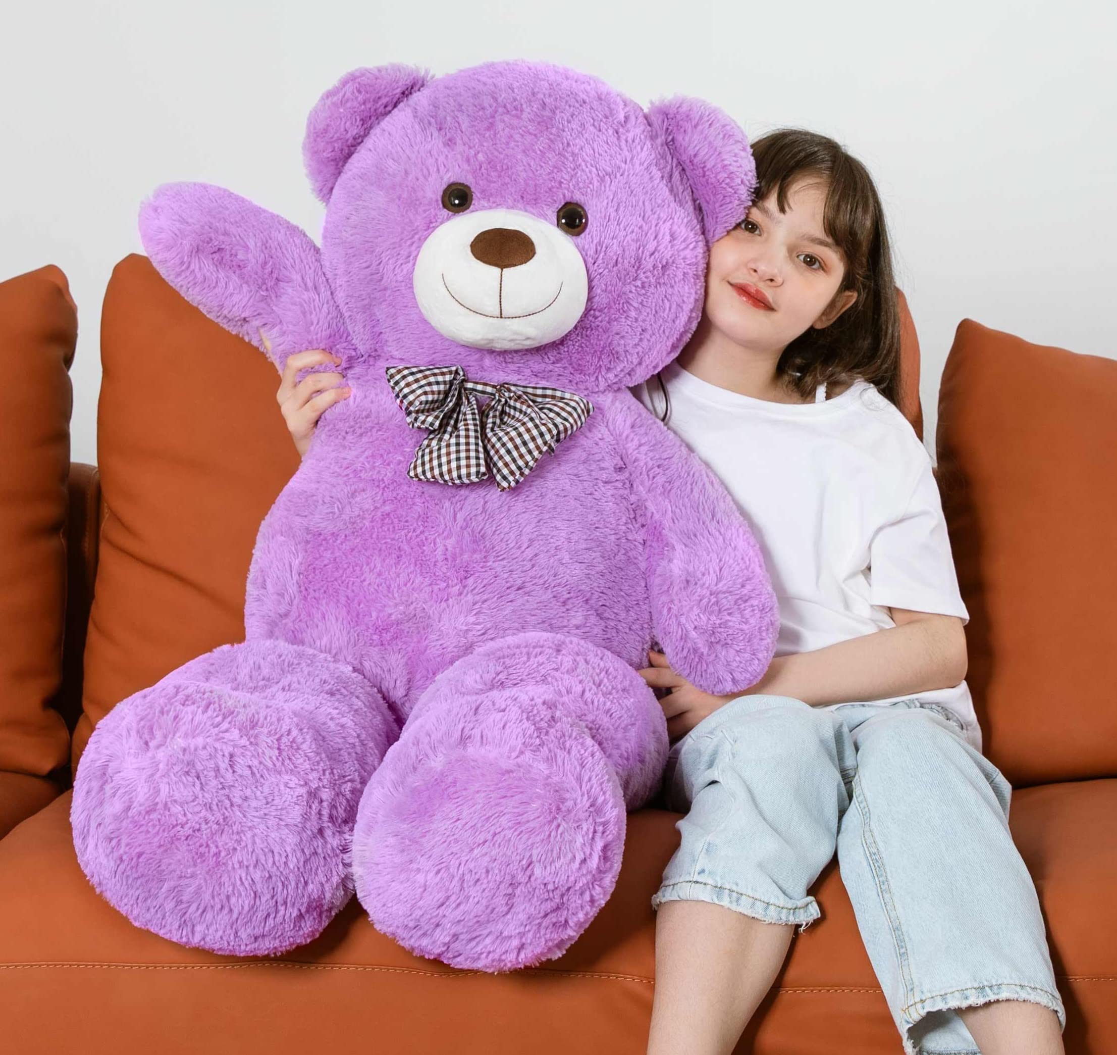 Foto 3 pulgar | Oso De Peluche Morismos De 1 M Para Niños Y Novia - Venta Internacional.