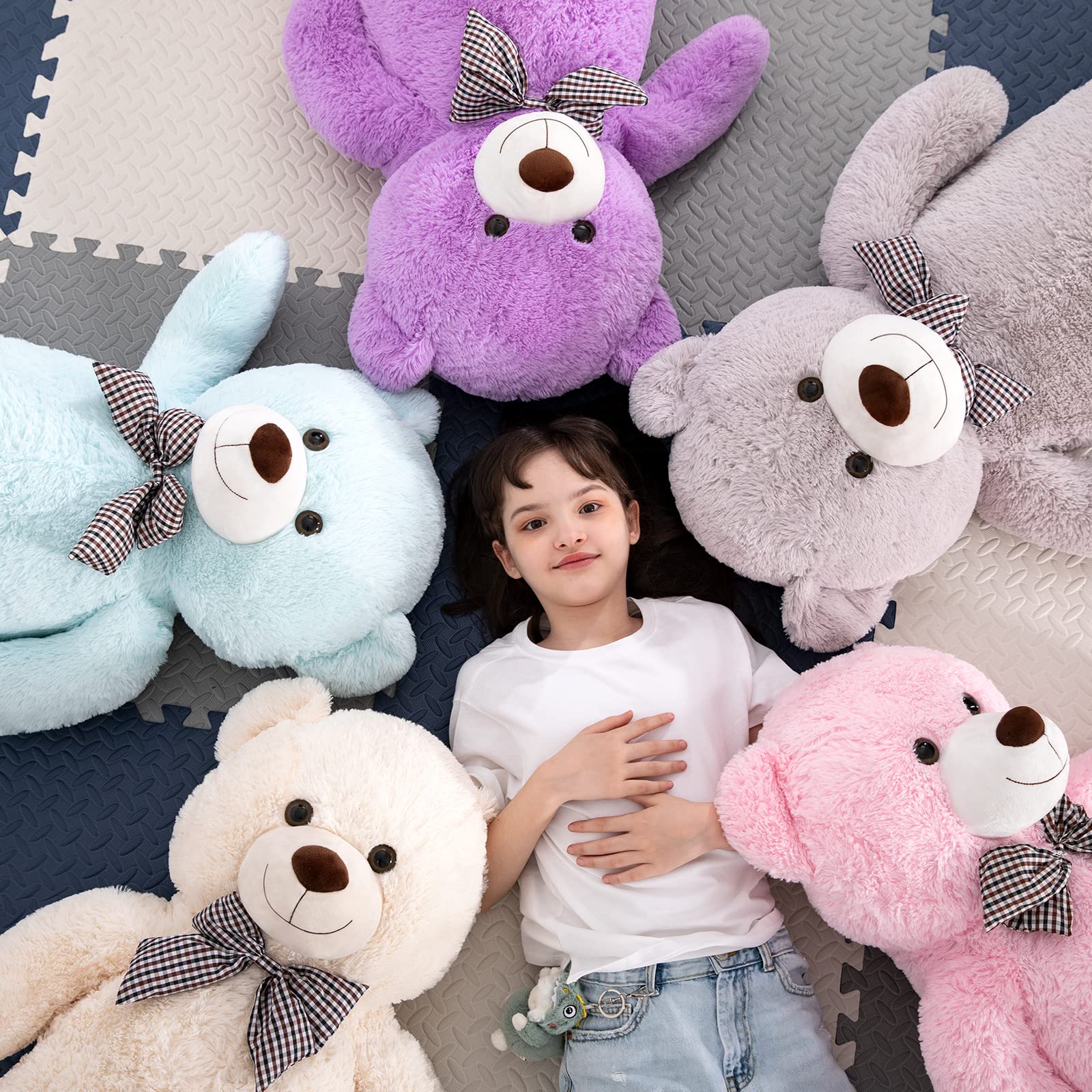 Foto 7 pulgar | Oso De Peluche Morismos De 1 M Para Niños Y Novia - Venta Internacional.