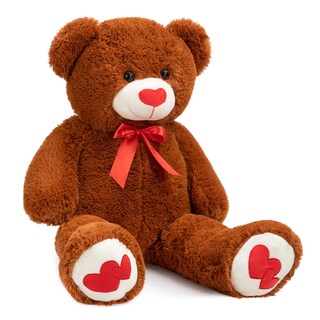 Foto 6 | Peluche Con Forma De Oso De Peluche Hollyhome, 90 Cm, Con Corazón Rojo - Venta Internacional.