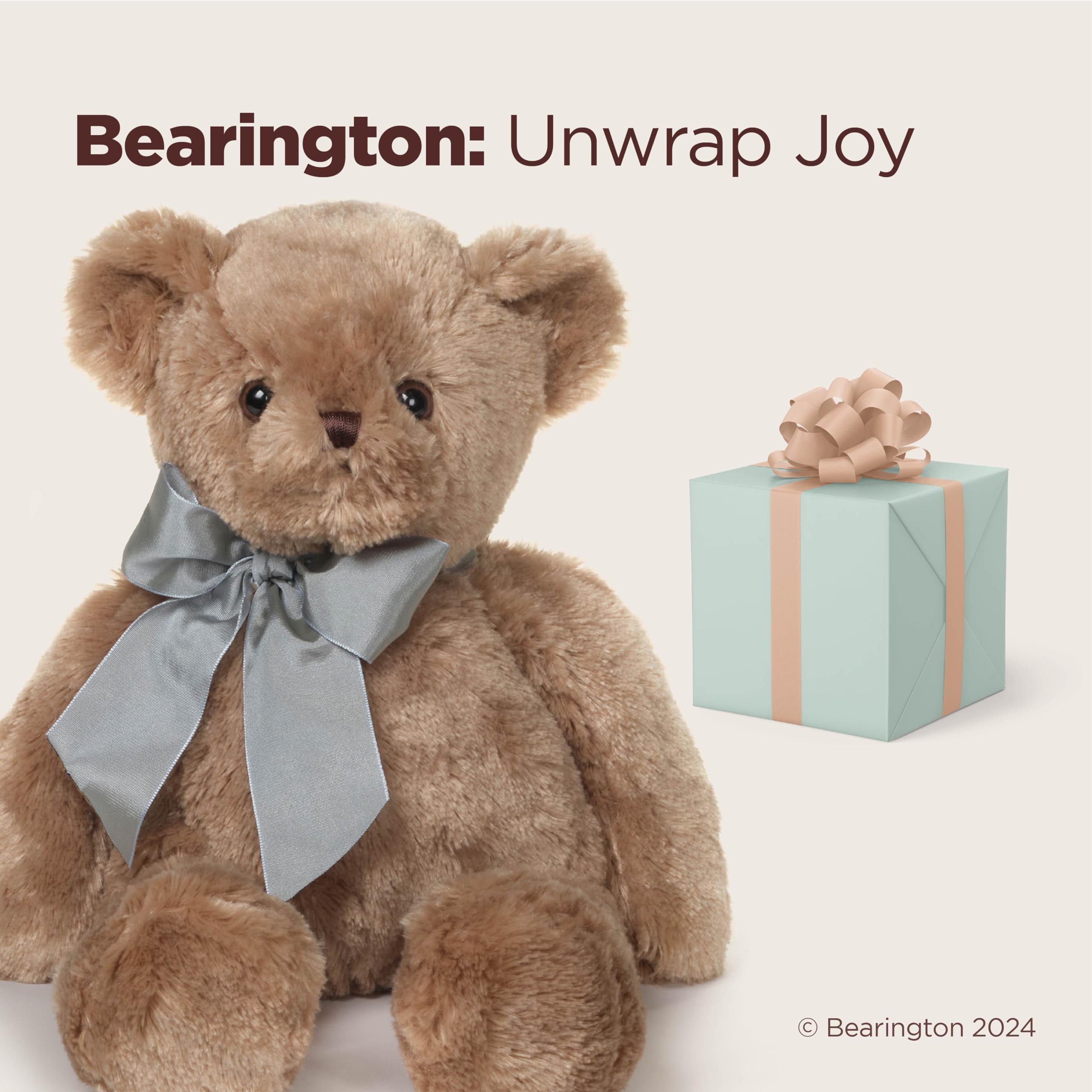 Foto 5 | Peluche Bearington Gus De 45 Cm Con Forma De Oso De Peluche, Color Verde - Venta Internacional.