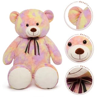 Foto 3 | Peluche Tezituor, Oso De Peluche Grande, 132 Cm, Arcoíris - Venta Internacional.