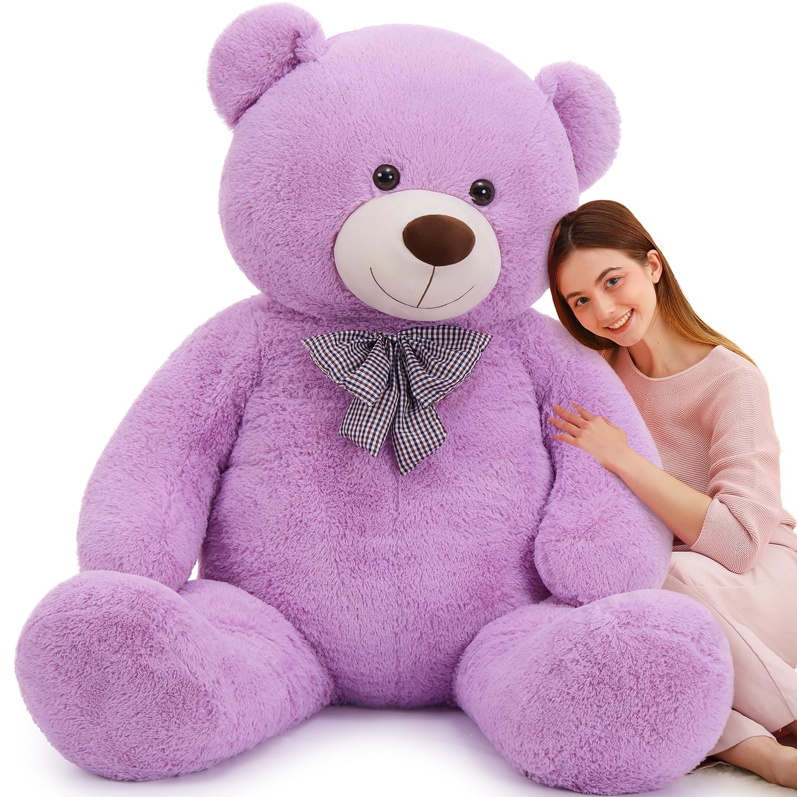 Peluche De Peluche Mao Golan, Tamaño Grande, 180 Cm, Color Morado - Venta Internacional.