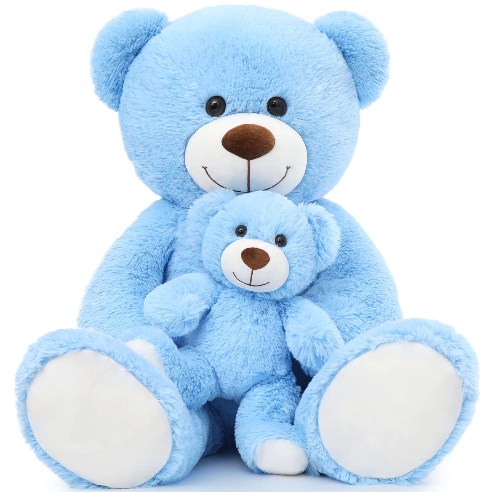 Foto 2 pulgar | Oso De Peluche Gigante Tezituor De 100 Cm Con Color Azul Bebé - Venta Internacional.