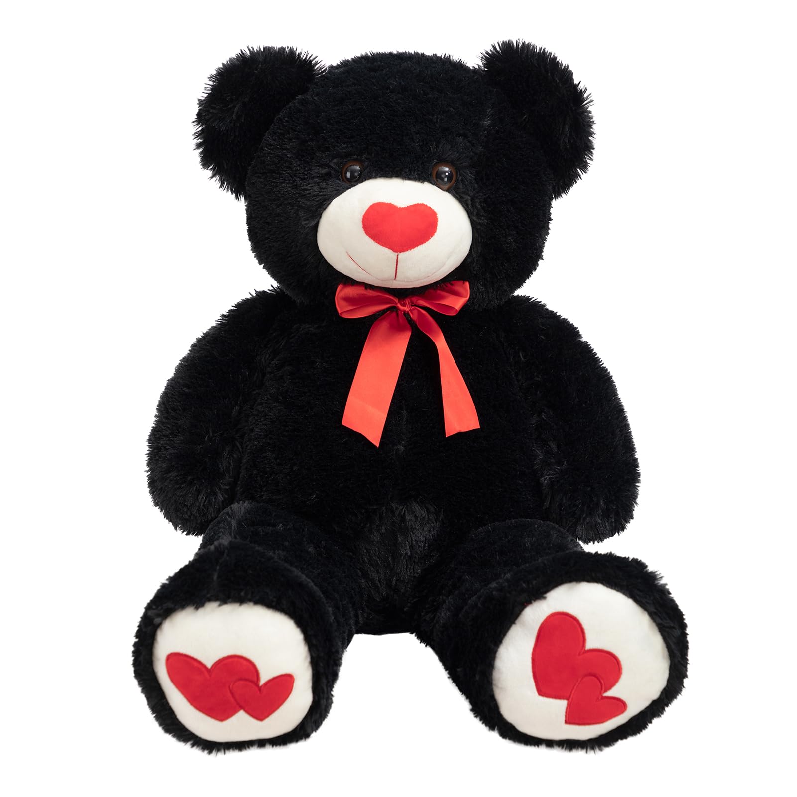Foto 2 pulgar | Peluche Con Forma De Oso De Peluche Hollyhome, 90 Cm, Con Corazón Rojo - Venta Internacional.