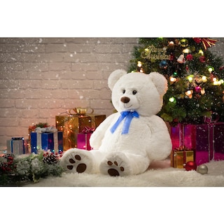 Foto 2 | Peluche Con Forma De Oso De Peluche Hollyhome, 36 Pulgadas, Blanco - Venta Internacional.