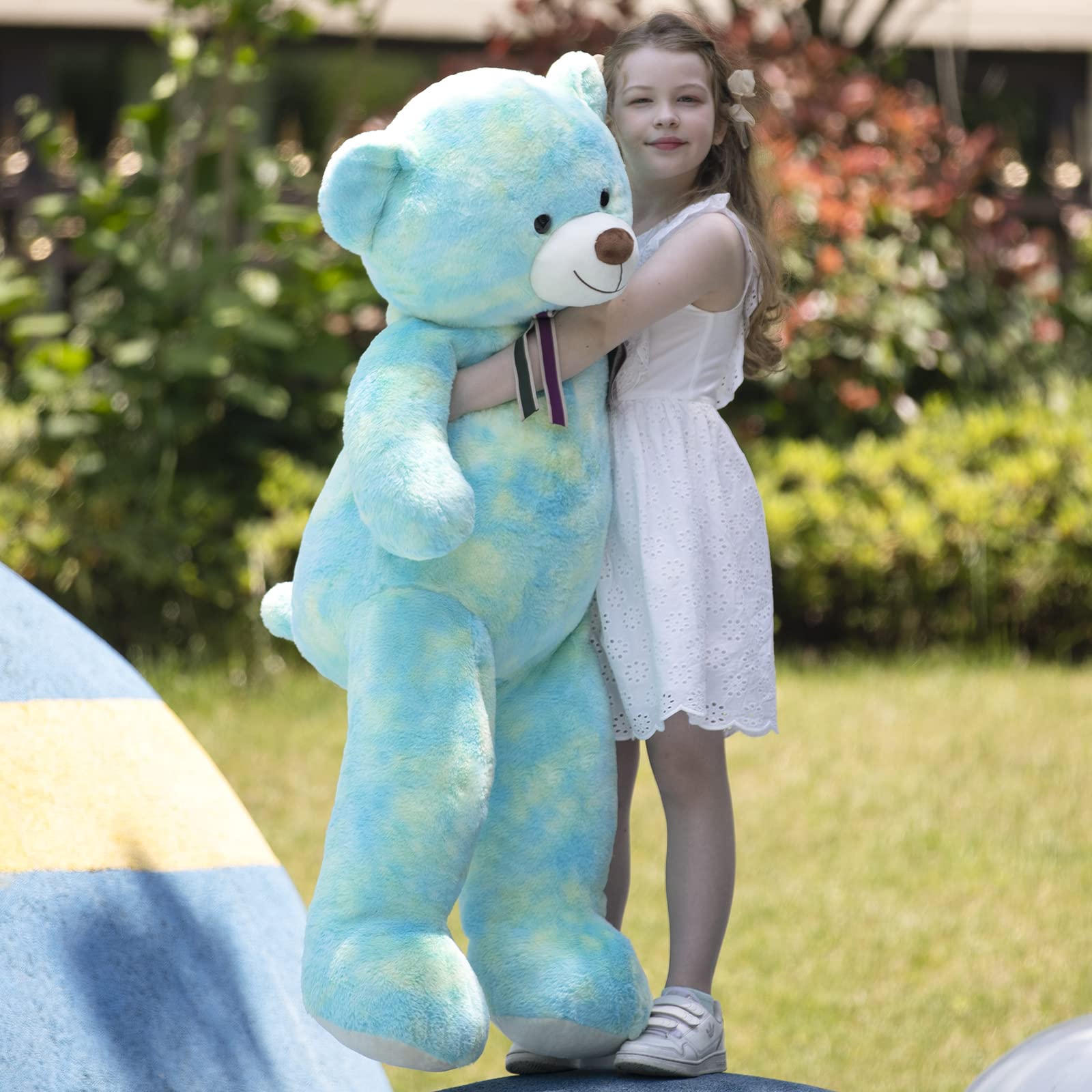 Foto 5 pulgar | Peluche Gigante Tezituor De 132 Cm Con Forma De Arcoíris - Venta Internacional.