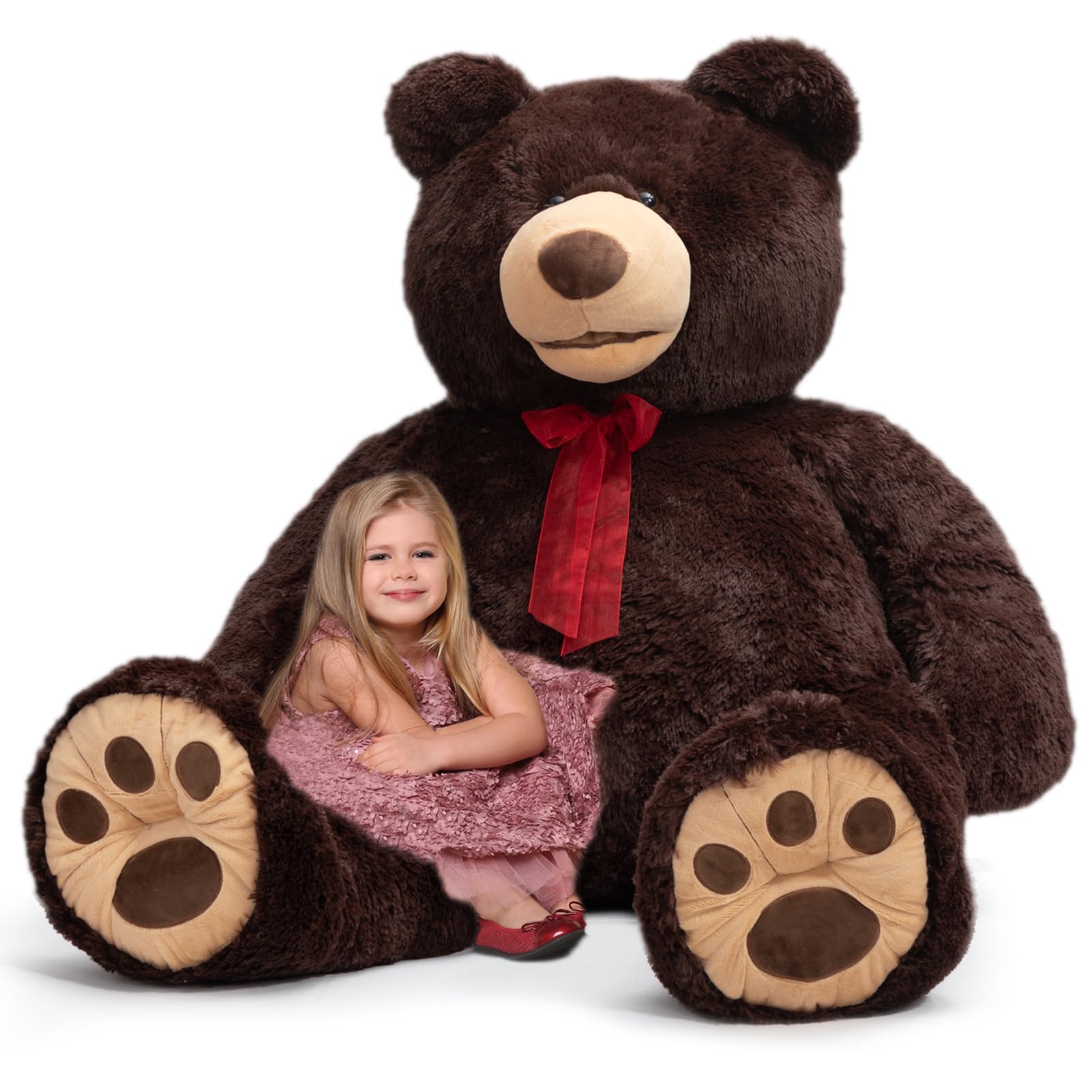 Foto 2 pulgar | Peluche Teddy Bear Hollyhome Giant De 150 Cm Con Pata Bordada - Venta Internacional.