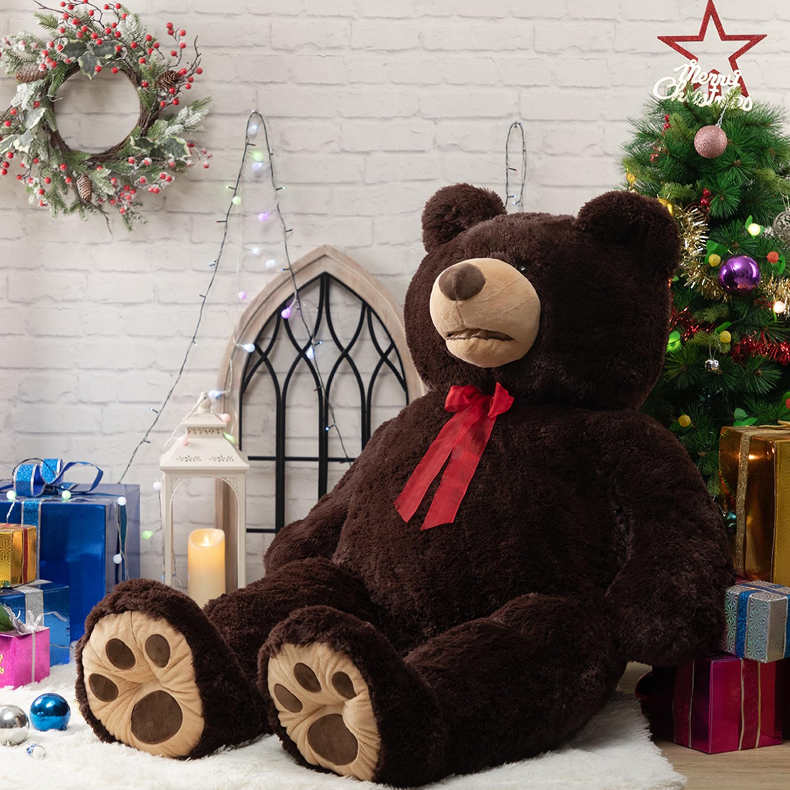 Foto 4 pulgar | Peluche Teddy Bear Hollyhome Giant De 150 Cm Con Pata Bordada - Venta Internacional.