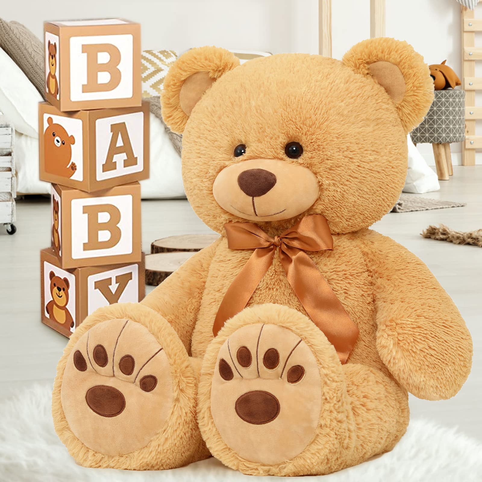 Foto 5 pulgar | Oso De Peluche Morismos Giant, 90 Cm, Suave Y Tierno - Venta Internacional.
