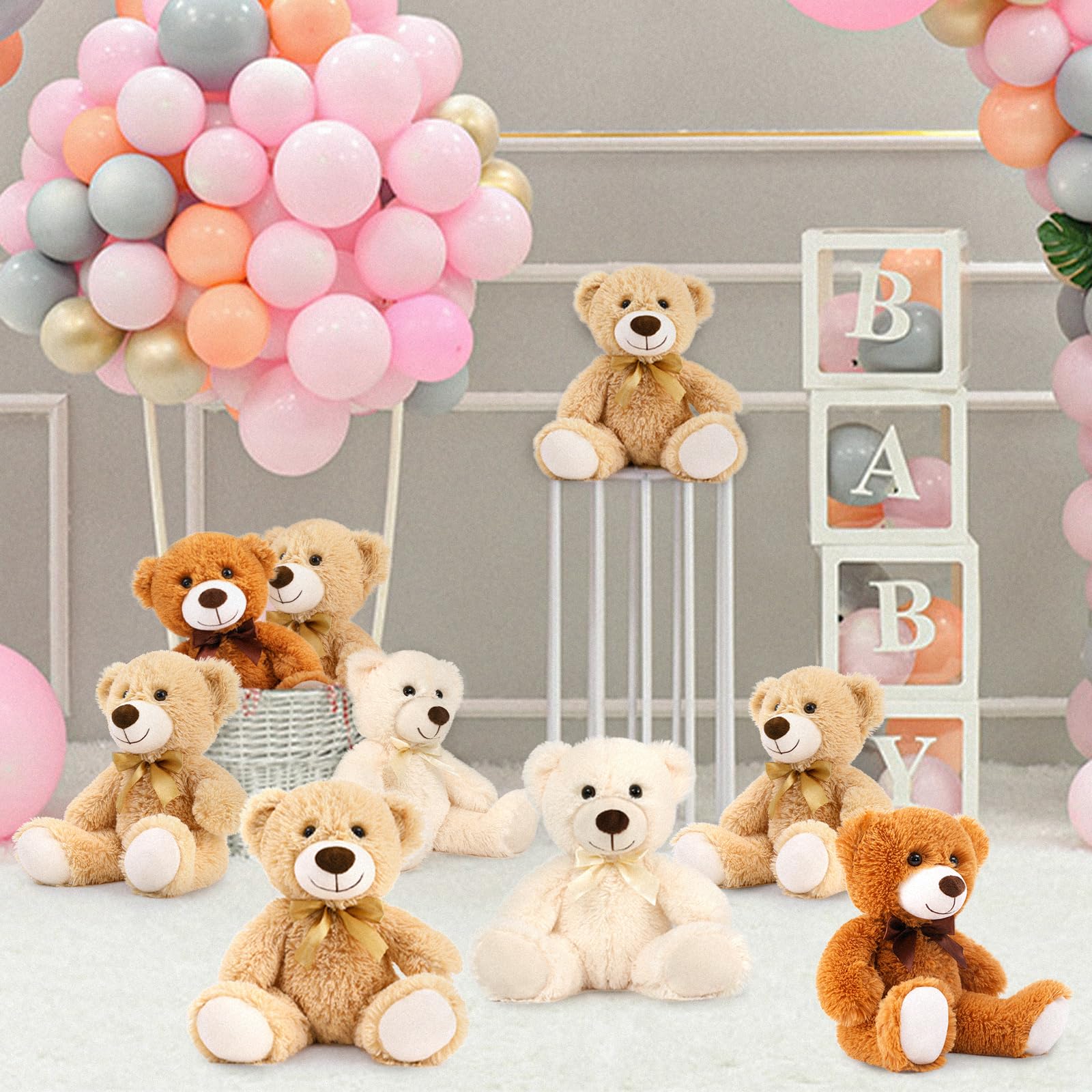 Foto 7 pulgar | Baby Shower Con Forma De Oso De Peluche Mao Golan De 13,5 Cm (12) - Venta Internacional.