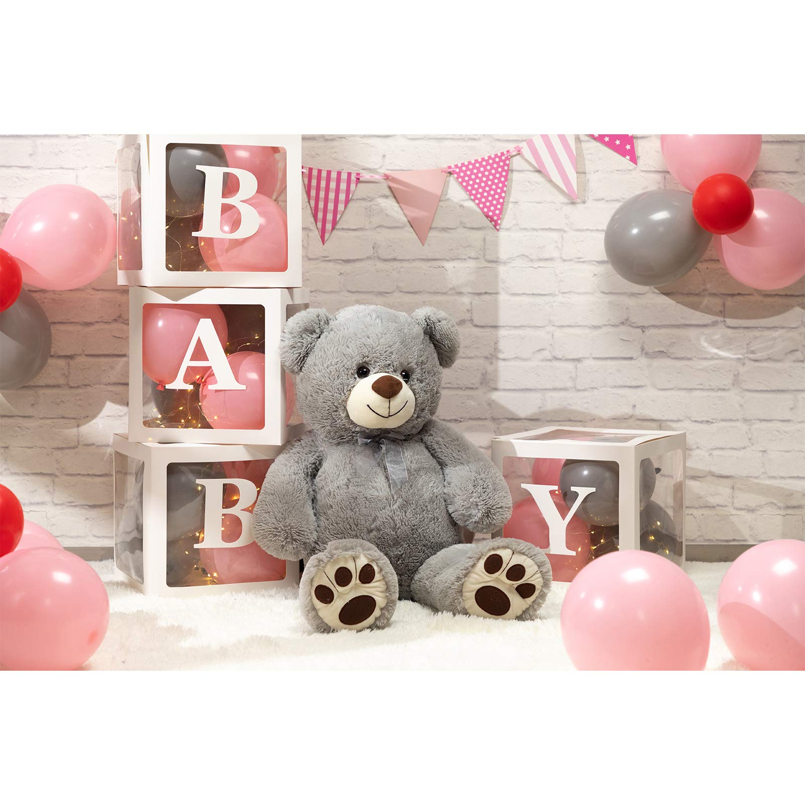 Foto 6 pulgar | Peluche Gigante Con Forma De Oso De Peluche Hollyhome, 90 Cm, Gris - Venta Internacional.
