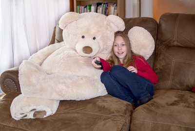 Foto 4 | Peluche Gigante De Peluche Teddy Bear Hollyhome, 150 Cm, Color Beige - Venta Internacional.