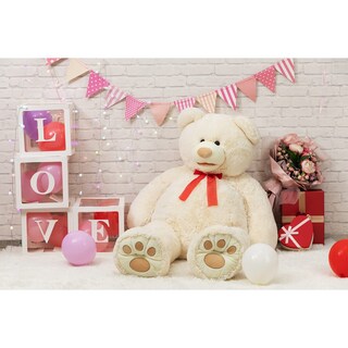 Foto 5 | Peluche Gigante De Peluche Teddy Bear Hollyhome, 150 Cm, Color Beige - Venta Internacional.
