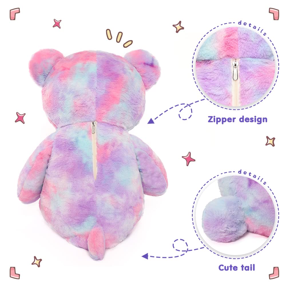 Foto 5 pulgar | Peluche Gigante Con Forma De Oso Tezituor, 100 Cm, Color Morado - Venta Internacional.